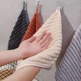 Coral Fleece Hand-Wiping Towel - Thickened Absorbent Kitchen & Dishwashing Towel - Himpall